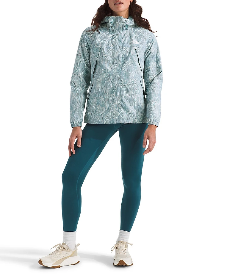 The North Face Antora Attached Three-Piece Hood Zip Front Rain Jacket