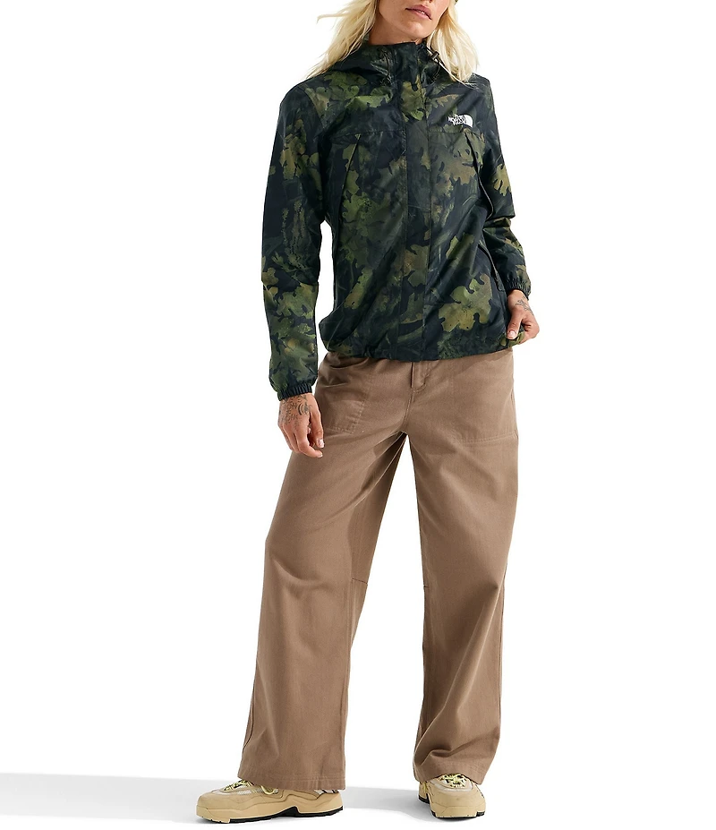 The North Face Antora Attached Three-Piece Hood Zip Front Rain Jacket