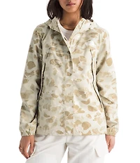 The North Face Antora Attached Three-Piece Hood Zip Front Rain Jacket