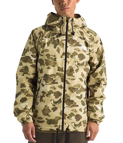 The North Face Antora Camouflage Printed Long Sleeve Rain Hoodie