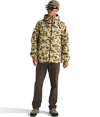 The North Face Antora Camouflage Printed Long Sleeve Rain Hoodie