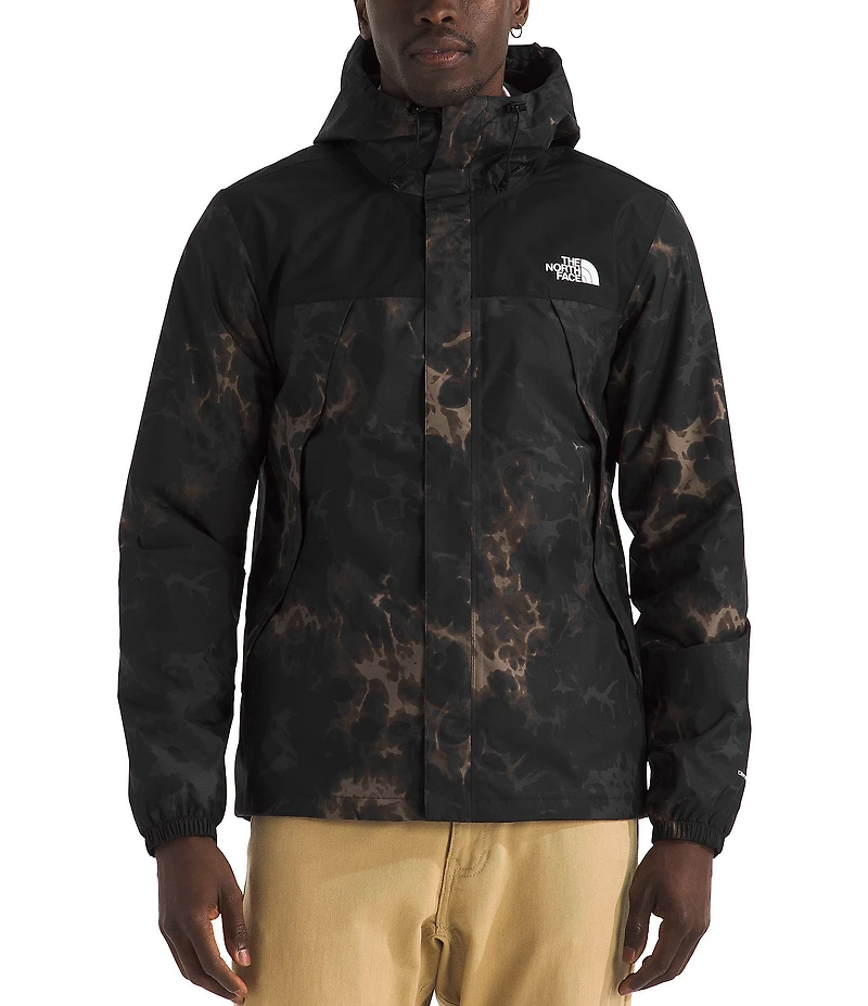 The North Face Antora Camouflage/Solid Long Sleeve Hooded Jacket