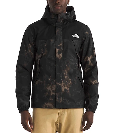 The North Face Antora Camouflage/Solid Long Sleeve Hooded Jacket