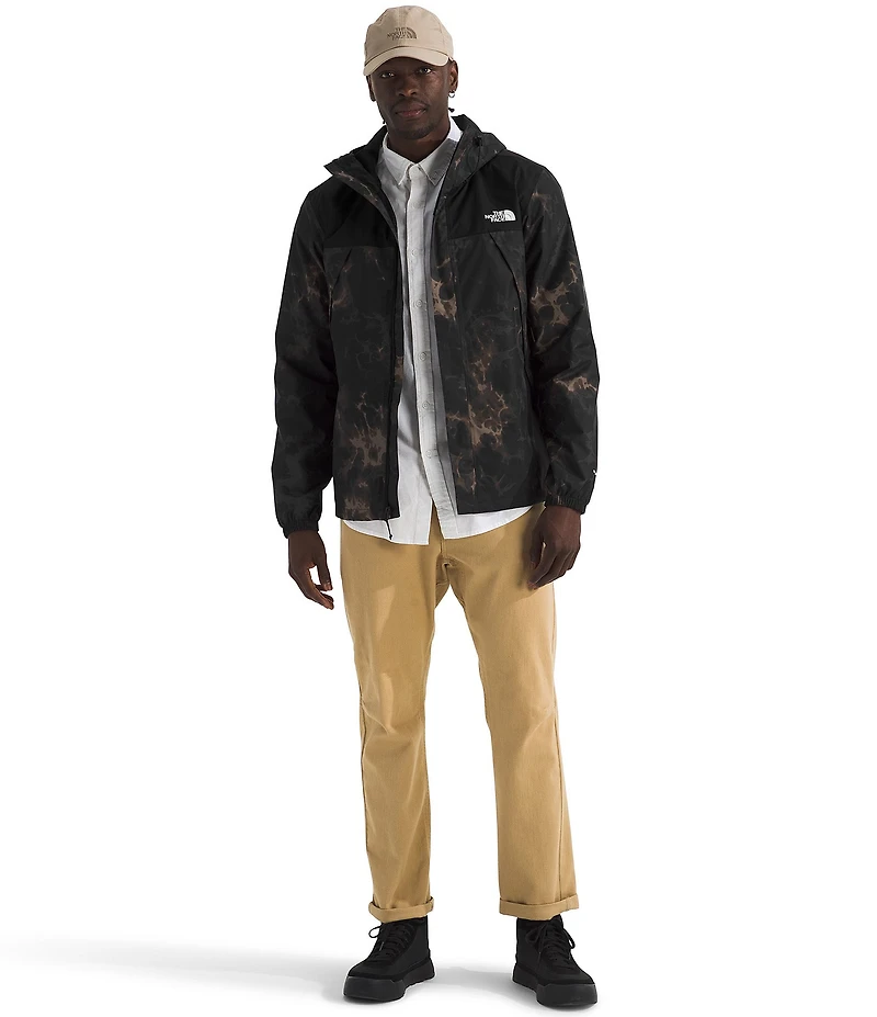 The North Face Antora Camouflage/Solid Long Sleeve Hooded Jacket