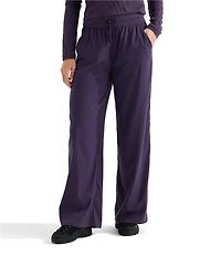 The North Face Aphrodite Arise Rib-Knit Waist Wide Leg Pull-On Pants
