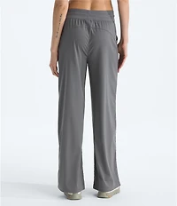 The North Face Aphrodite Arise Rib-Knit Waist Wide Leg Pull-On Pants