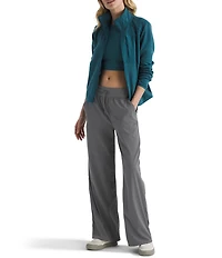 The North Face Aphrodite Arise Rib-Knit Waist Wide Leg Pull-On Pants