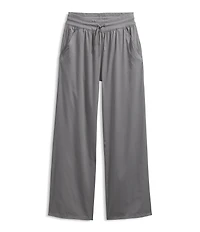 The North Face Aphrodite Arise Rib-Knit Waist Wide Leg Pull-On Pants