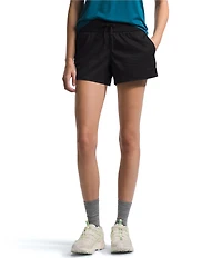 The North Face Aphrodite Herringbone Stretch Woven Wide Elastic Drawstring Waist Pocketed Shorts