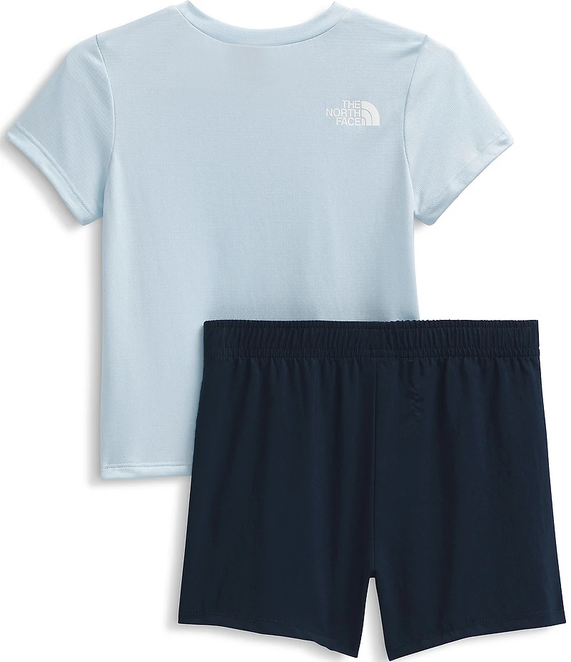 The North Face Babies Short Sleeve 24/7 T-Shirt & Shorts 2-Piece Set