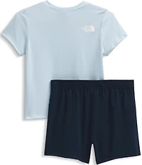 The North Face Babies Short Sleeve 24/7 T-Shirt & Shorts 2-Piece Set