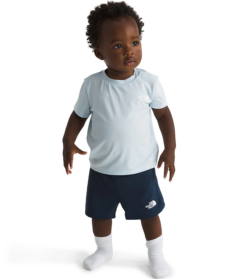 The North Face Babies Short Sleeve 24/7 T-Shirt & Shorts 2-Piece Set