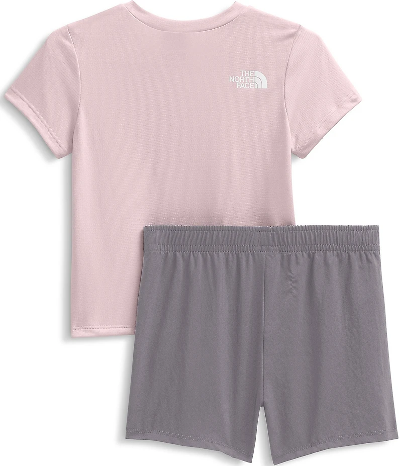 The North Face Babies Short Sleeve 24/7 T-Shirt & Shorts 2-Piece Set