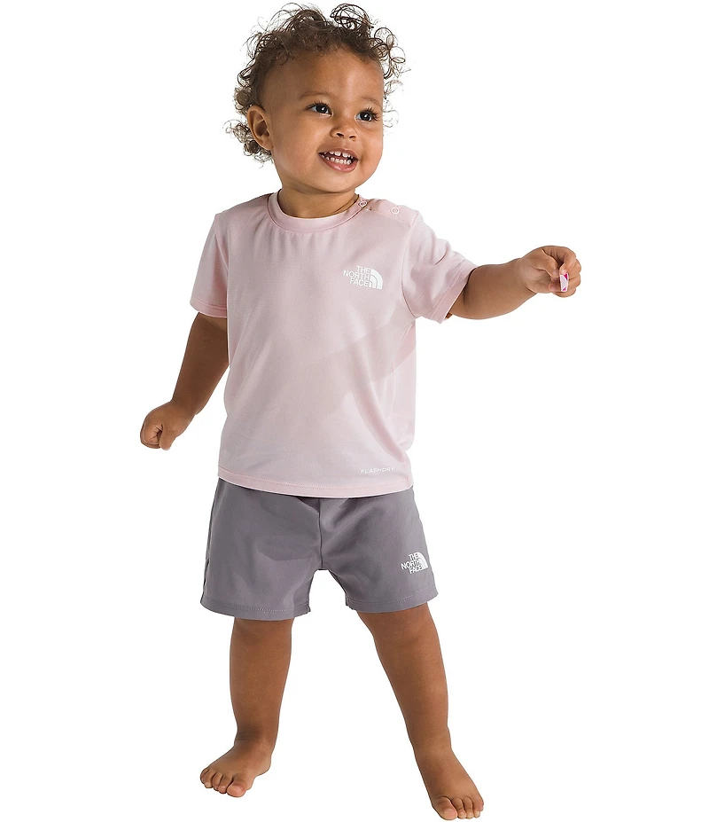 The North Face Babies Short Sleeve 24/7 T-Shirt & Shorts 2-Piece Set