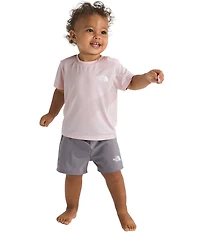 The North Face Babies Short Sleeve 24/7 T-Shirt & Shorts 2-Piece Set