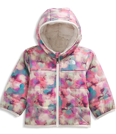 The North Face Baby Girls Printed Reversible Shasta Full Zip Hooded Jacket