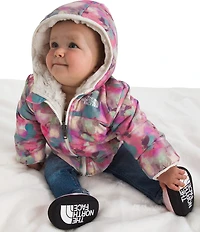 The North Face Baby Girls Printed Reversible Shasta Full Zip Hooded Jacket