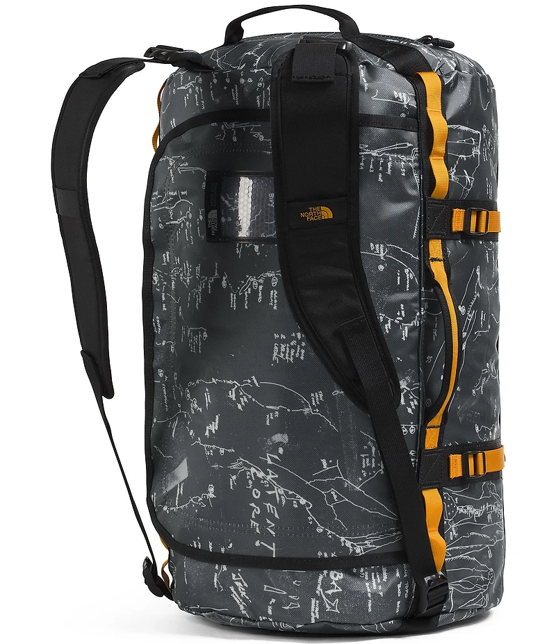 The North Face Base Camp Duffel Anthracite Grey Conrad Topos Print - S