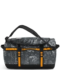 The North Face Base Camp Duffel Anthracite Grey Conrad Topos Print - S