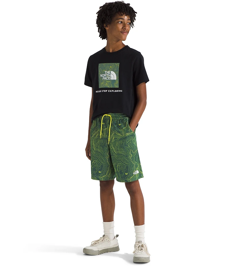 The North Face Big Boys Never Stop Topo-Printed Shorts