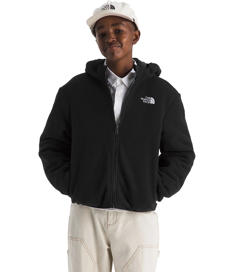 The North Face Big Boys Print Reversible Shasta Full Zip Hooded Jacket