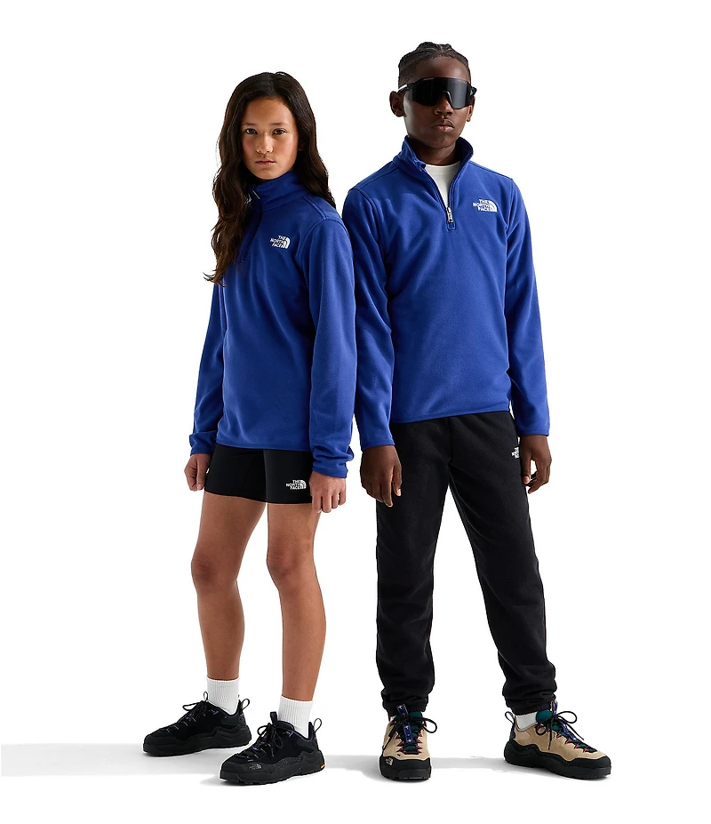 The North Face Big Kids Long Sleeve Glacier Zip-Pullover