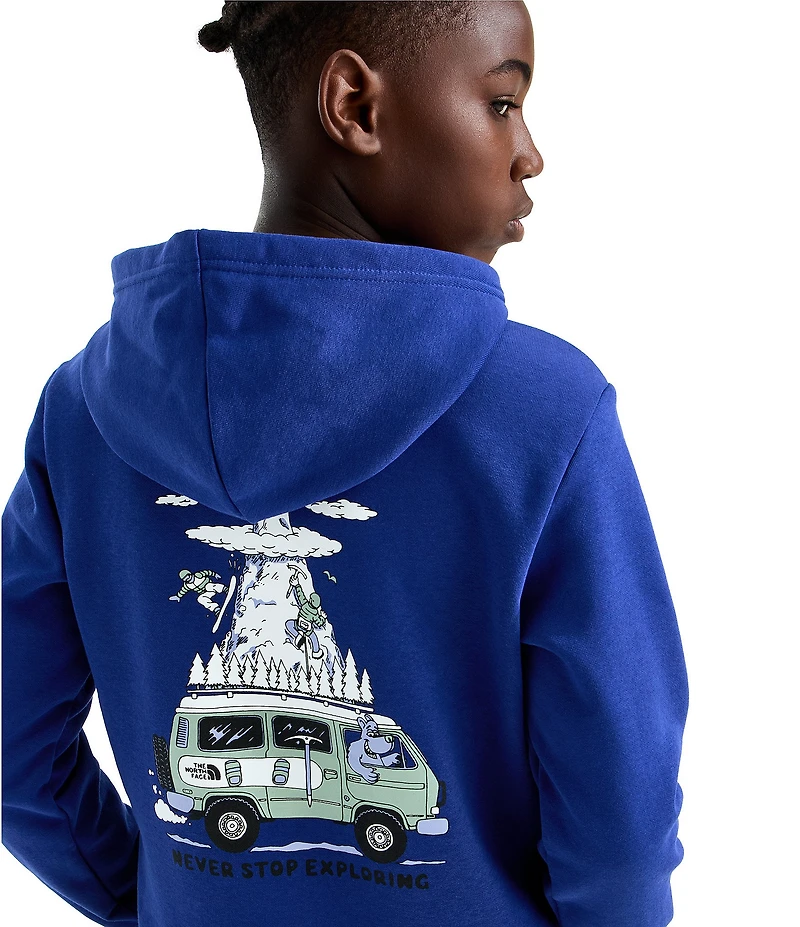 The North Face Big Kids Long Sleeve Logo Outdoor Regular Hoodie