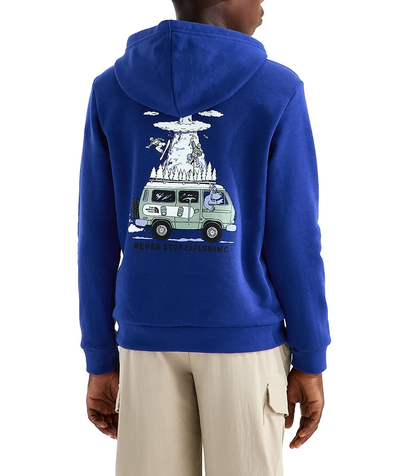 The North Face Big Kids Long Sleeve Logo Outdoor Regular Hoodie