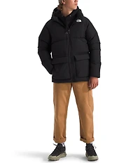 The North Face Big Kids North Down Fleece-Lined Short Ski Parka