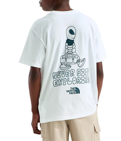 The North Face Big Kids Short Sleeve Alien Relaxed Graphic T-Shirt