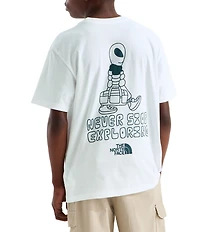 The North Face Big Kids Short Sleeve Alien Relaxed Graphic T-Shirt