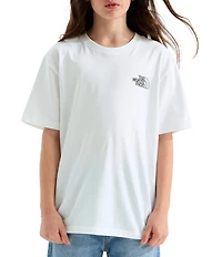 The North Face Big Kids Short Sleeve Alien Relaxed Graphic T-Shirt