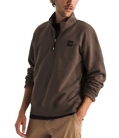The North Face Box Half Dome Long Sleeve Quarter Zip Pullover