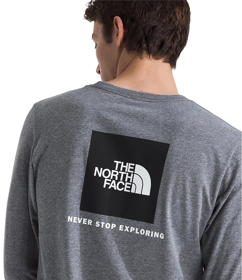The North Face Box NSE Long Sleeve Heathered T-Shirt
