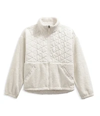 The North Face Cabin Fleece Knit Dropped Shoulder Full Zip Jacket