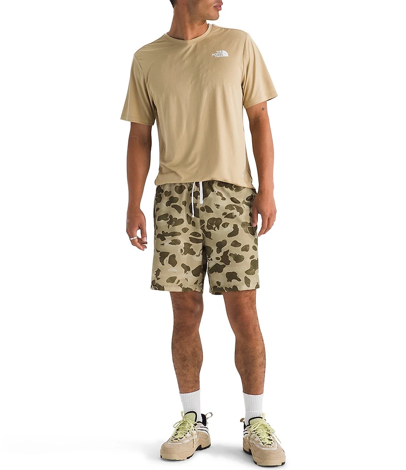 The North Face Camouflage Printed 9#double; Inseam Shorts