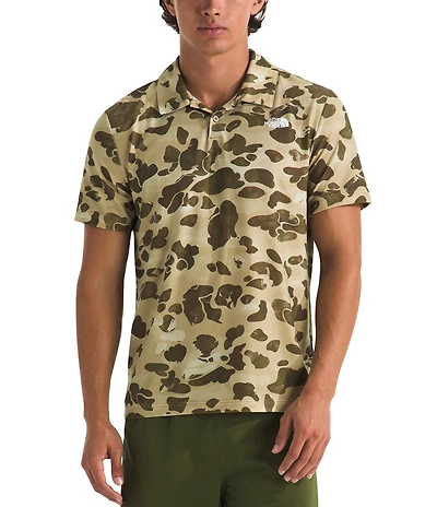 The North Face Camouflage Printed Short Sleeve Polo Shirt