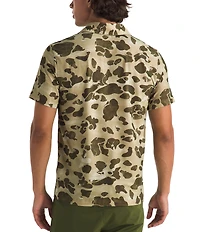 The North Face Camouflage Printed Short Sleeve Polo Shirt