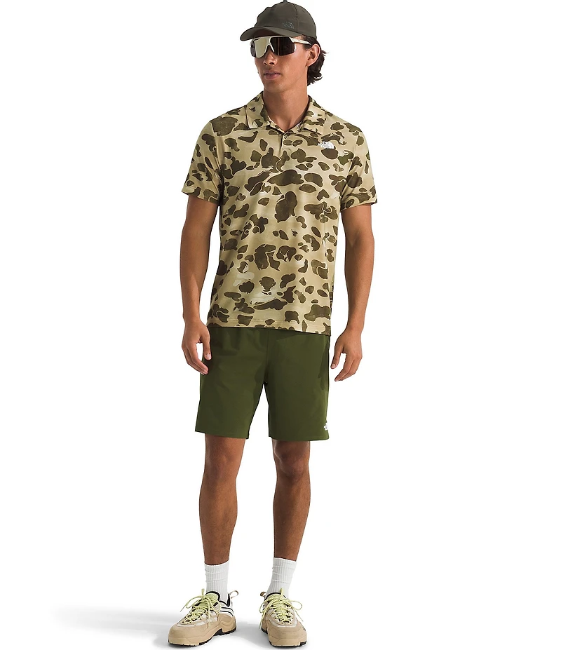 The North Face Camouflage Printed Short Sleeve Polo Shirt