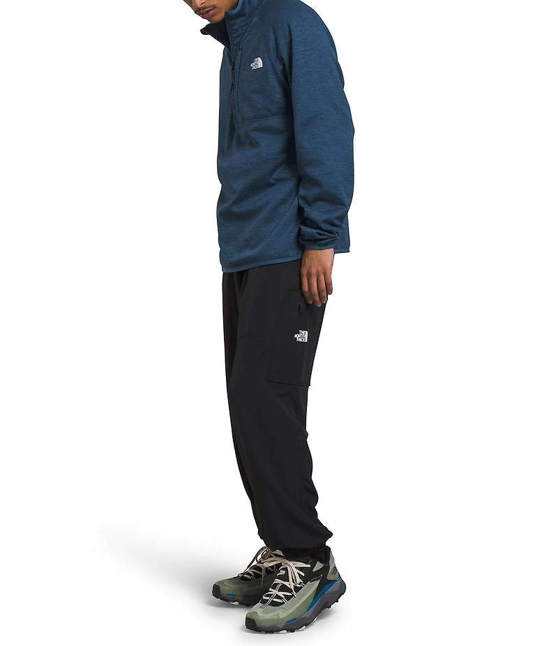 The North Face Canyonlands Long Sleeve Half-Zip Heathered Fleece Pullover