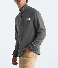 The North Face Canyonlands Long Sleeve Half-Zip Heathered Fleece Pullover