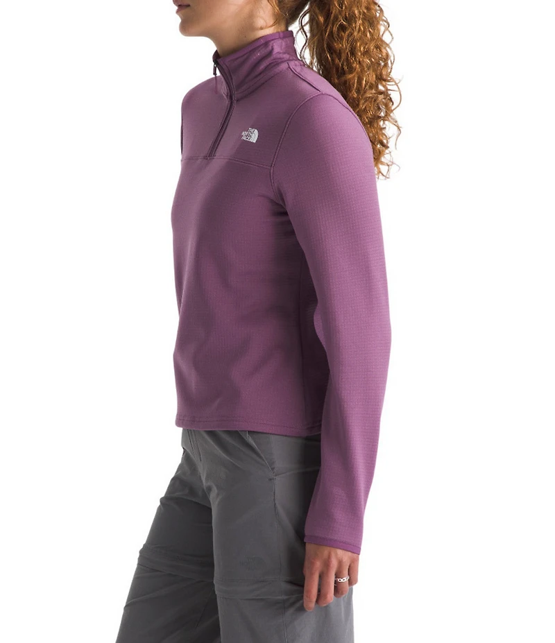 The North Face Cedar Trail Grid Fleece Quarter Zip Jacket