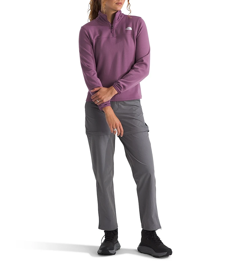 The North Face Cedar Trail Grid Fleece Quarter Zip Jacket