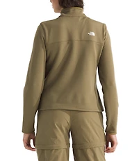 The North Face Cedar Trail Grid Fleece Quarter Zip Jacket