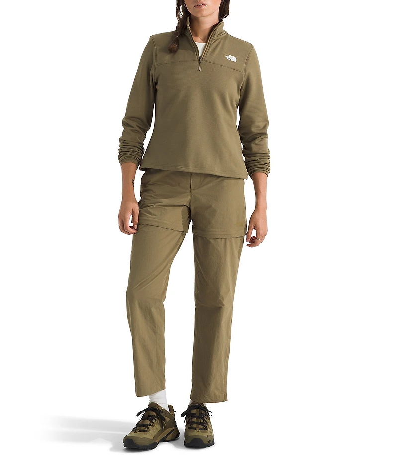 The North Face Cedar Trail Grid Fleece Quarter Zip Jacket