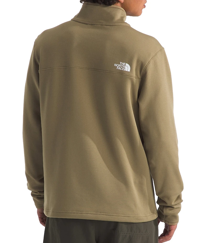 The North Face Cedar Trail Grid Long Sleeve 1/4 Zip Fleece Pullover