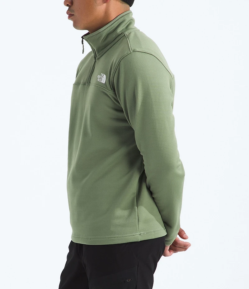 The North Face Cedar Trail Grid Long Sleeve 1/4 Zip Fleece Pullover