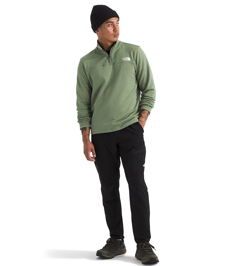 The North Face Cedar Trail Grid Long Sleeve 1/4 Zip Fleece Pullover