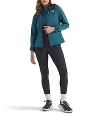The North Face Cedar Trail Texture Grid Fleece Stand Collar Zip Front Jacket