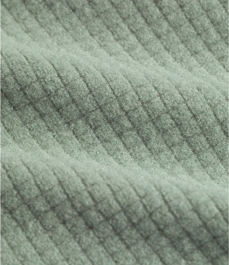 The North Face Cedar Trail Texture Grid Fleece Stand Collar Zip Front Jacket